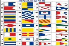 船舶信号旗,1号/小2号/2号/3号/4号国际通语信号旗